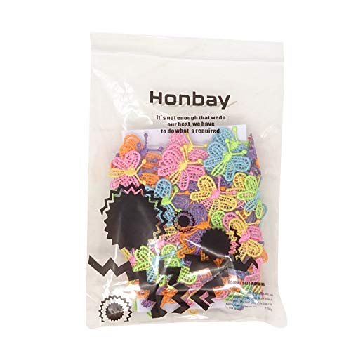 Honbay 5 Yards Decorating Lace Embroidered Trim Ribbons for Sewing or Craft Decoration (Butterfly) - color: Butterfly