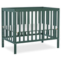 Dream On Me Synergy 4-in-1 Convertible Mini Crib, Small Crib, Olive - color: Olive