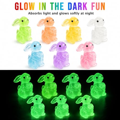 Mini Resin Rabbit Figurines for Fairy Garden Accessories - color: White Rabbit
