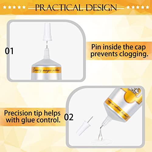 B7000 Rhinestone Jewelry Glue Clear, B-7000 Glue 3.7 fl oz Upgrade Multi-Function Adhesive Super Glue with Cap & Precision Tip for Repair, Small Hobby Models, Metal Stone Crafts, Fabric, Shoes(110ML) - color: 1 x110ML/ 3.7fl oz