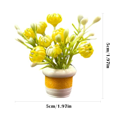 Set of 4 Cute Flower Bouquet Car Air Freshener Vent Clips, Mini Artificial Flowers for Car Air Vent Decoration, Auto Interior Dashboard Ornament Accessories (Jasmine) - color: Jasmine