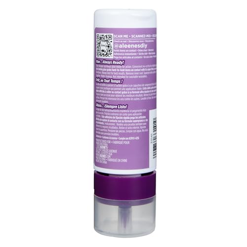 Aleene's Fast Grab Tacky Glue for Crafts in Always Ready Bottle, Nontoxic, Fast Hold, Dries Clear, 4 fl oz