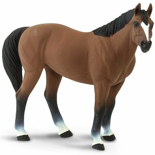 Safari Ltd. Quarter Horse Gelding Toy - 5 Inch Farm Animal Figure for Kids