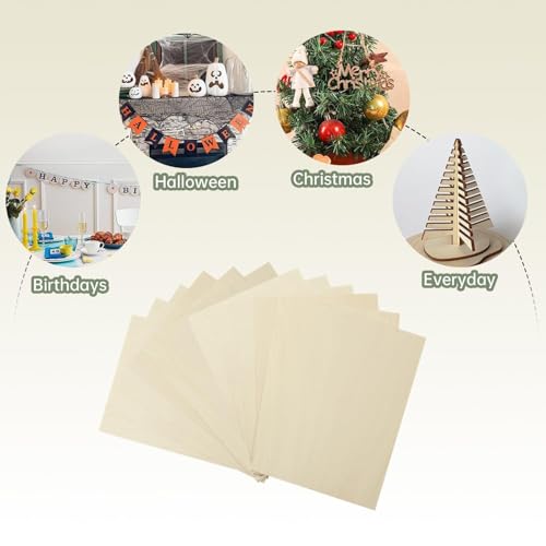 2 Pack Plywood Sheets, 17.1" x 23.6"x 1/8" Basswood Sheets - color: 2 Pack, size: 17.1" x 23.6"x 1/8"