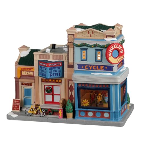 Lemax Wheelie's Cycle and Skate Shop #25891