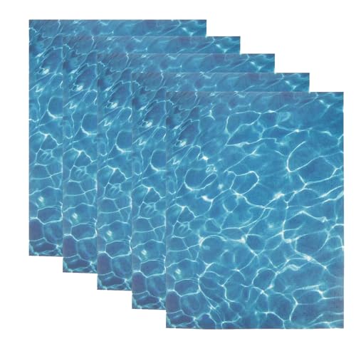 5pcs Artificial Water Effect Sticker Fake Ocean Self Adhesive Ripple Water Sticker for Miniature Train Village Model Diorama Dollhouse Landscape DIY Decoration