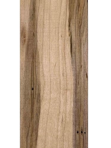 Ambrosia Maple Thin Stock Lumber Boards Wood Crafts 1/2" x 3" x 24" - size: 1/2" x 3" x 24"