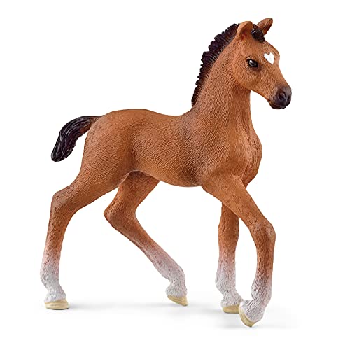 Schleich Horse Club, Realistic Horse Toy Figures for Girls and Boys, Oldenburg Foal Baby Horse Figurine, Ages 5+ - style: Former Style