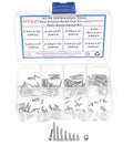 #0-80 304 Stainless Steel Hex Knurled Socket Head Cap Screw & Nut Kit - size: #0-80