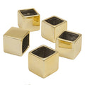 Ivy Lane Design Mini Flower Pots Party Favors, Gold, Set of 5 - color: Gold, size: Square