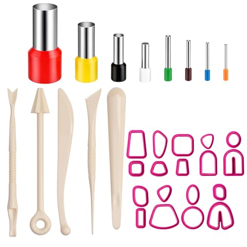 31-Piece Clay Cutters for Polymer Clay Jewelryfor Polymer Clay Crafting,