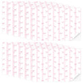 Flutesan 12 Pcs Miniature Dollhouse Wallpaper, Pink Bow - style: Pink Bow
