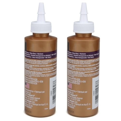 All-Purpose Tacky Glue – Premium Adhesive for Crafts, Jewelry, and Household Repairs – Original 4 Oz. (2 Bottles) - size: 2 Pack, style: Original Tacky 4 Oz.