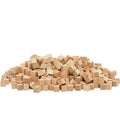 DIY Wooden Cubes 3/8-inch, Pack of 100 Small Blank Wooden Blocks, Unfinished Wood Blocks for Crafts, STEM, Dice, and Building Blocks for Stacking, by Woodpeckers - size: 3/8 inch