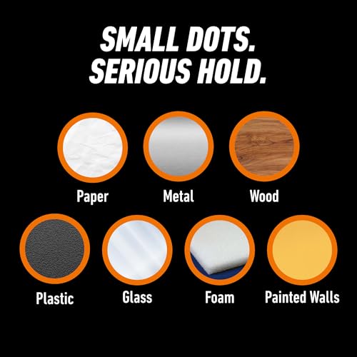 Gorilla Permanent Adhesive Dots, Double-Sided, Clear, 150 Pieces, 3-Pack - size: 3 - Pack