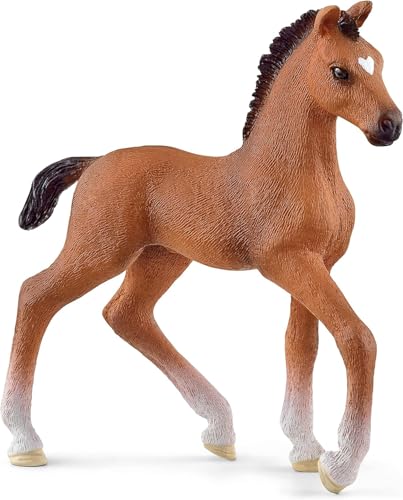 Schleich Horse Club - Oldenburg Foal Toy Figurine - Kids Ages 5+ | 13947 - style: Current Style