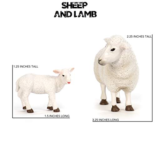 Terra by Battat Farm Animal Set, 12 Realistic Farm Animal Figures, Animals - style: Farm Animal Set #2