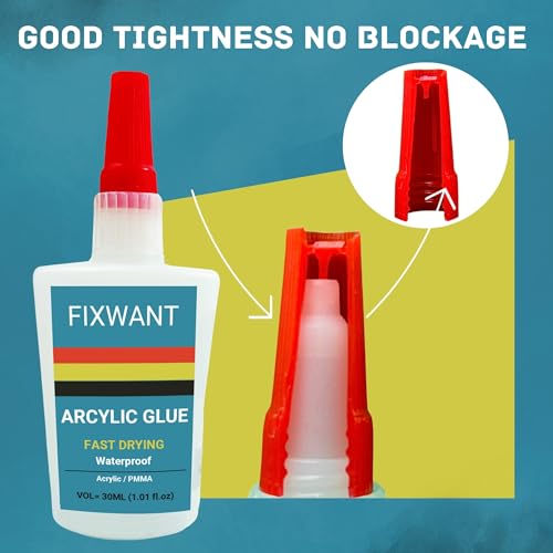 Transparent Strong Instant Acrylic Glue PMMA Adhesive Fast Drying Glue 30ML/1.01 fl.oz (1)