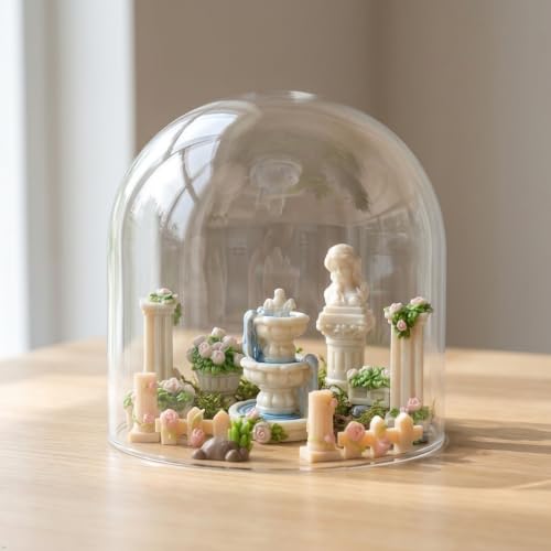 Kai Dream 20-Piece Miniature European Garden Figurine Set for Dollhouse