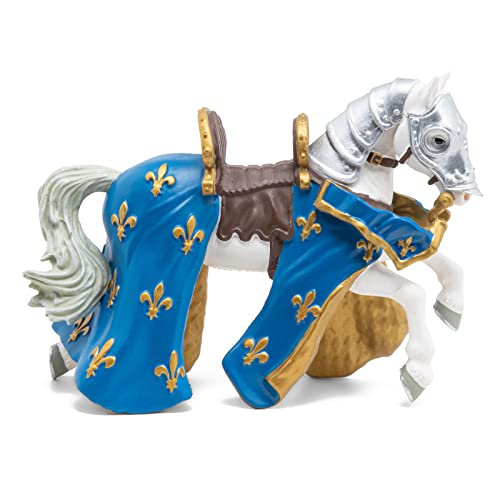 Papo Saint Louis and His Horse Figurine, Medieval Collection, Kids Ages 3+