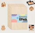 Basswood Sheets 12"x12"x1/8", 12 Pack - color: 12 Pack, size: 12"x12"