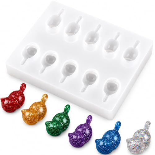 Cat Silicone Mold for Resin, Soap and Candle Crafts - color: Sitting