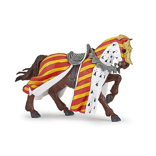 Papo - Realistic Tournament Horse Figure Toy for Kids - Ages 3+ - Fantasy & Medieval Collection - Creative Play Knights - Gift Idea Toy for Girls and Boys - 5.7 in X 2.4 in X 3.7 in