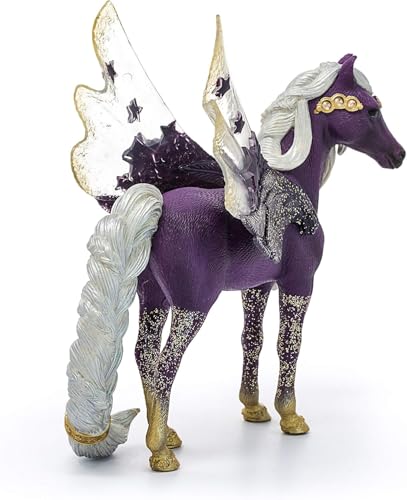 Schleich Bayala - Star Pegasus, Mare Toy Figurine - Kids Ages 5+ | 70579 - style: 2021 Box Style
