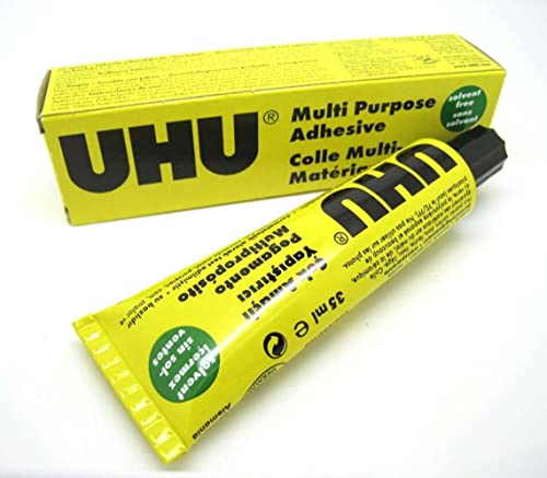 UHU All Purpose Adhesive 35ml Solvent Free (Pack of 3)