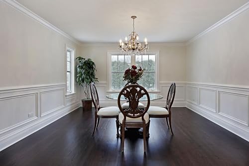 Outwater 10 Pack 48 Inch Crown Moulding (40 Feet in Total), 2-7/8" Face x 2" High x 2" Projection – Primed White High Density Polystyrene Decorative Trim for Walls & Ceilings - size: 2" x 2"