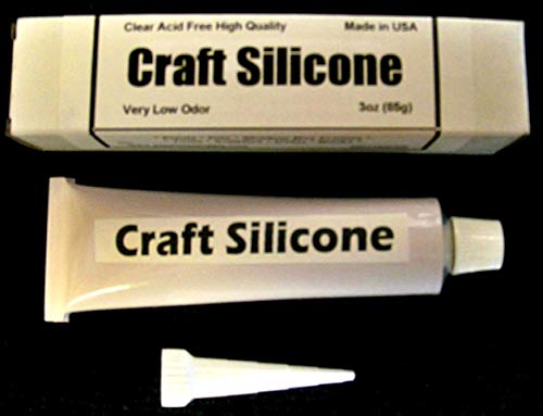 The Best Silicone for 3D Crafts & Card Making. This is a Clear Craft Glue Adhesive. Acid Free and Odorless. Made in USA. No Fancy Packaging just Great Silicone. Perfect for Paper Tole & Card Making