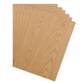 6Pcs 16 x 12 x 1/8 Inch Cherry Plywood Sheets Cherry Unfinished Plywood Sheet for Arts and Crafts, Painting, Pyrography, Wood Engraving, Laser, Architectural Models and DIY Project