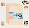 Basswood Sheets 12"x20"x1/8", 12 Pack - color: 12 Pack, size: 12"x20"