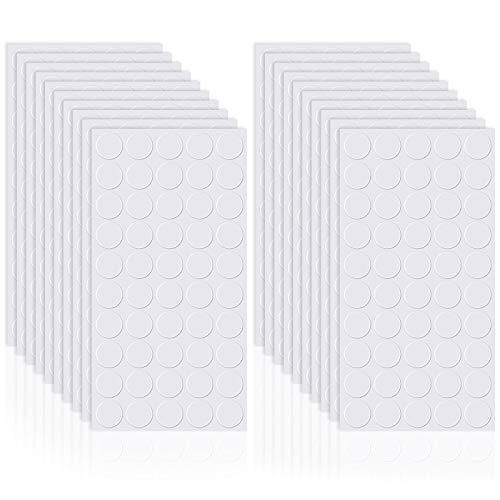 Zonon 1000 Pcs Double Sided Adhesive Dots Clear Glue Point Tape Stickers Balloon Glue Round Mini No Traces Adhesive Sticker Dot Sticker for Classroom Decor Craft DIY Office (0.79 Inch/ 20 mm) - size: 0.79 Inch/ 20 mm