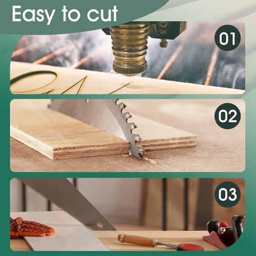 Basswood Sheets 1/16,18 Pack 8x12 Inch Basswood for Laser Cutting, Drawing,Wood Burning, Architectural Models.Plywood Sheets Unfinished Wood Boards for DIY Crafts. - size: 18P 8X12X1/16in