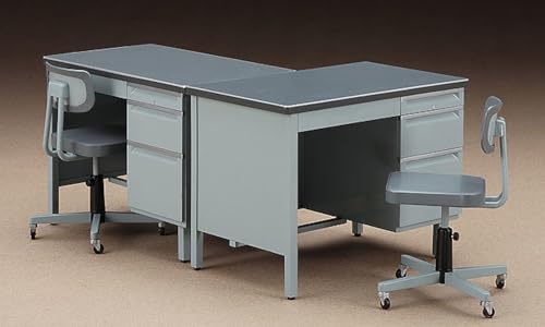 ハセガワ Hasegawa FA03 1/12 Figure Accessories Series, Office Desk and Chair, Plastic Model
