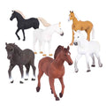 Terra by Battat Horse Toys, 6 Realistic Plastic Animal Figures, Animals - style: Terra Horse set 2