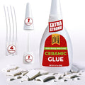 Y’allCanDiy Ceramic Glue Repair, Pottery Glue for Porcelain, Mugs & China - size: 1 Pack