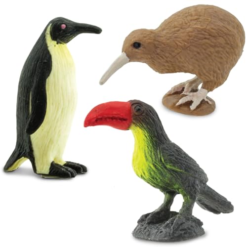 Safari Ltd. Good Luck Minis Birds Fun Pack - 8 Bird Figurines Toy Set