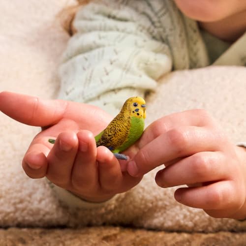 Schleich Farm World - Budgie Parakeet Toy Figurine - Kids Ages 3+ | 14939