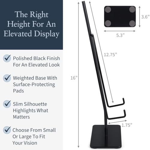 Airy Abode Tabletop Easel, Large Black Metal Display Stand, 1 Pack - size: Large
