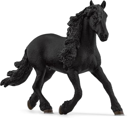 Schleich Horse Club - Friesian Stallion Toy Figurine - Kids Ages 5+ | 13975