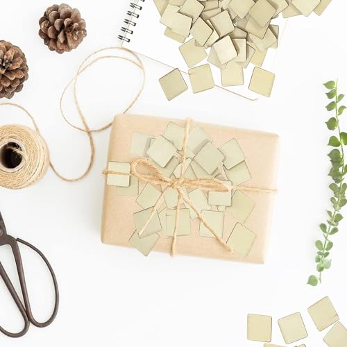 300 Pcs 1 Inch Unfinished Wood Pieces Blank Wood Squares Round Corner for Painting Writing Carving Letter Scrabble DIY (Square 1 x 1 x 0.12 inches) - color: Square 1 x 1 x 0.12 inches