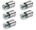 #81, #63, GM 142303 Miniature Bulb LED Replacement | 6.5-Volt | BA15S Base | Dimmable | Replaces Bulb Number: 81, 63, GM 142303 (5-Pack; Red) - color: Red, size: 5-Pack