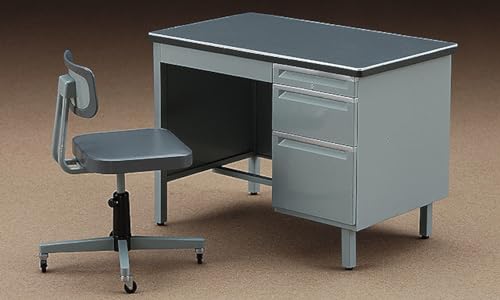ハセガワ Hasegawa FA03 1/12 Figure Accessories Series, Office Desk and Chair, Plastic Model