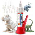 5817 Ultra-Thin Super Fast CA Glue - Non-Whitening Crystal Clear Adhesive with Grip Handle & 10 Micro Tips for Models, 3D Prints (PLA/ABS), Miniatures - Leak-Proof Rotating Nozzle - size: 1-Pack
