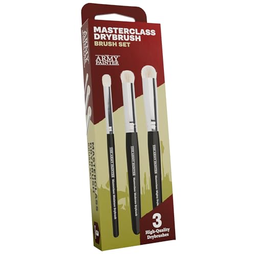 The Army Painter, Masterclass Drybrush Set, 3 sizes