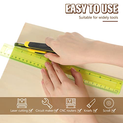 Riakrum Basswood Sheets Plywood Board Unfinished Wood Boards for Crafts for DIY Laser Projects Architectural Mini House Building Hobby Model Making(18 x 18 x 1/8 Inch,36) - size: 18 x 18 x 1/8 Inch