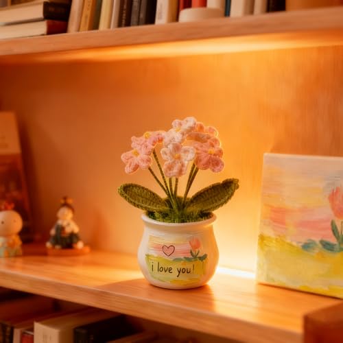 Joekaran Mini Flower Pots for DIY Crafts, 2inch Crochet Supplies, Set of 12