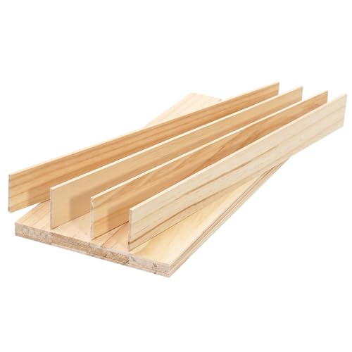 Wood Strips Slats Wooden Dowels for Crafts 1/8"x 1.5" x 15", 20 PCS Decorative Wood Trim Planks for Wall, Square Wooden Sticks for Crafting, Unfinished Pine Lumber Pieces for Woodworking Models Making - size: 1/8" x 1.5" x 15"-20 PCS